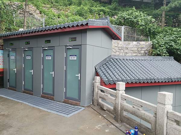 潍坊泰山仿古造型零排放循环冲水厕所